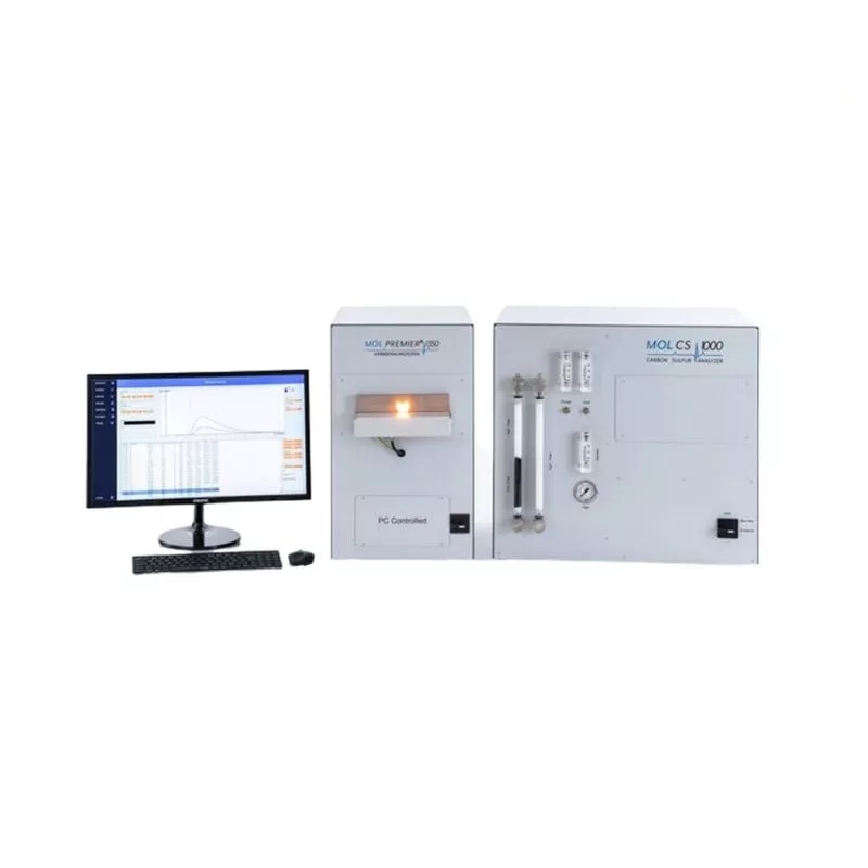 Analyzer of carbon and sulfur in organic materials, Mol CS1000